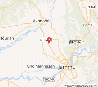 Map of Misriala, Kashmir