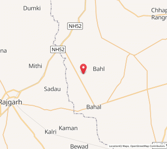 Map of Mithi, Haryana