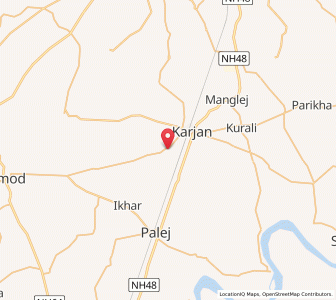 Map of Miyagam, Gujarat