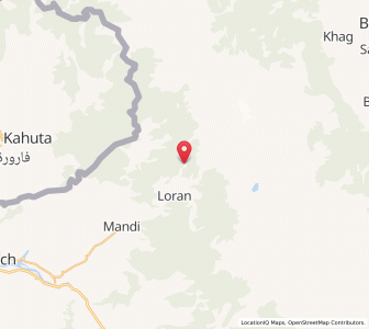 Map of Mochian di Rakh, Kashmir