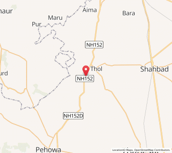 Map of Model Town, Haryana