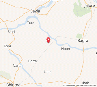 Map of Modran, Rajasthan