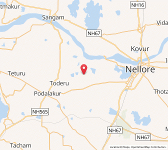 Map of Mogallapalem, Andhra Pradesh