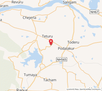 Map of Mogalluru, Andhra Pradesh