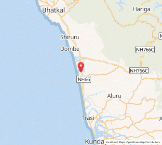 Map of Mogeri, Karnataka