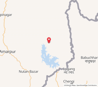Map of Mogiyabari, Tripura