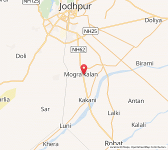 Map of Mogra Khurd, Rajasthan