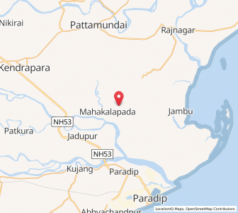 Map of Mohakalpara, Odisha