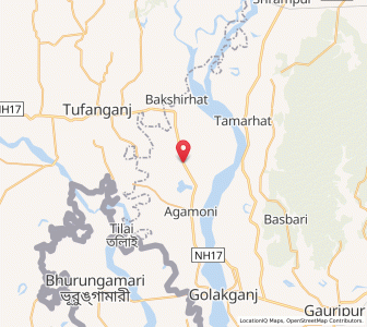 Map of Mohamai, Assam