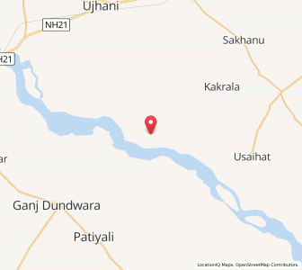 Map of Mohan Nagla, Uttar Pradesh