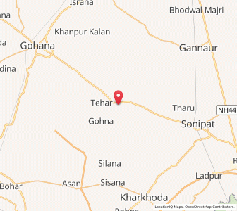 Map of Mohana, Haryana