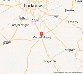 Map of Mohanlalganj, Uttar Pradesh