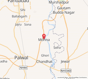 Map of Mohena, Haryana