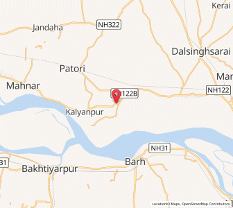 Map of Mohiuddinnagar, Bihar