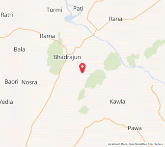 Map of Mohiwara, Rajasthan