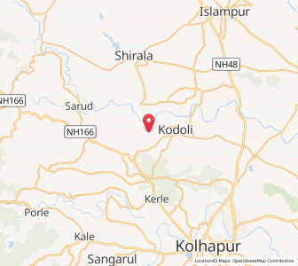 Map of Mohore, Maharashtra