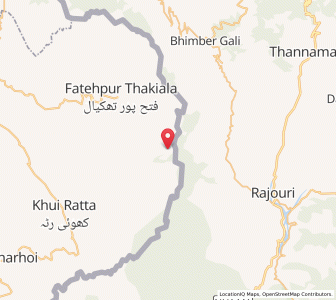 Map of Mohra Boridar, Kashmir
