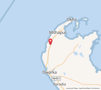 Map of Mojap, Gujarat