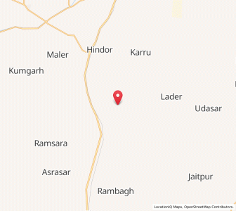 Map of Mokalsar, Rajasthan