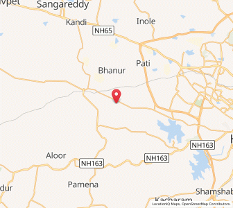 Map of Mokila, Andhra Pradesh