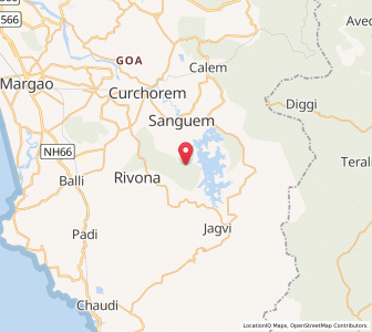 Map of Molcornem, Goa