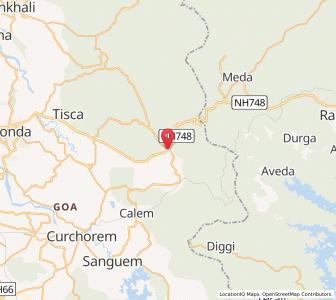 Map of Molem, Goa