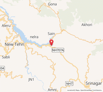 Map of Molnau, Uttarakhand