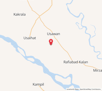 Map of Molu Nagla, Uttar Pradesh