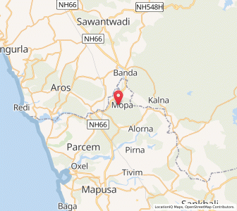 Map of Mopa, Goa
