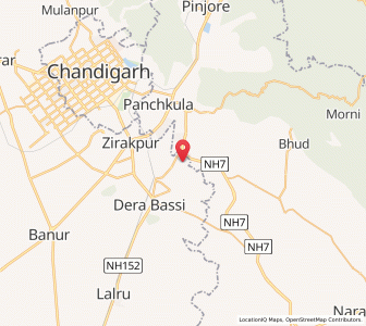Map of Mor Tikri, Punjab