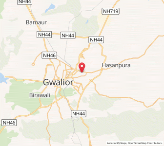 Map of Morar, Madhya Pradesh