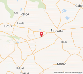 Map of Morat, Karnataka