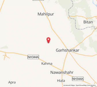 Map of Morawali, Punjab