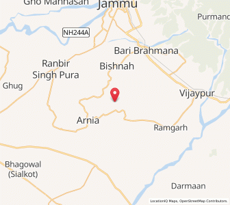 Map of Morchapur, Kashmir