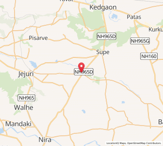 Map of Morgaon, Maharashtra