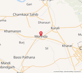 Map of Morinda, Punjab