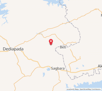 Map of Morjhari, Gujarat