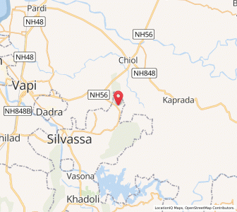Map of Morkhal, Gujarat