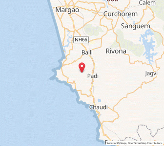 Map of Morpirla, Goa