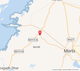 Map of Morpur, Gujarat