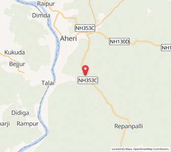 Map of Mosam, Maharashtra