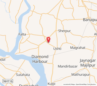 Map of Mosat, West Bengal