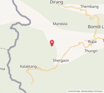 Map of Moshing, Arunachal Pradesh