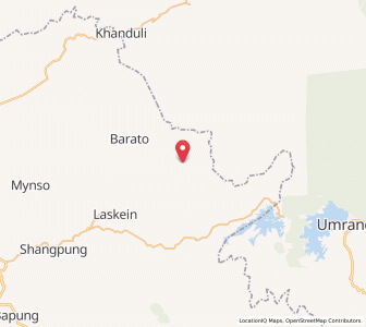 Map of Moshrat, Meghalaya