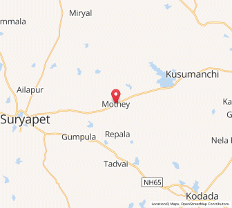 Map of Moteh, Andhra Pradesh