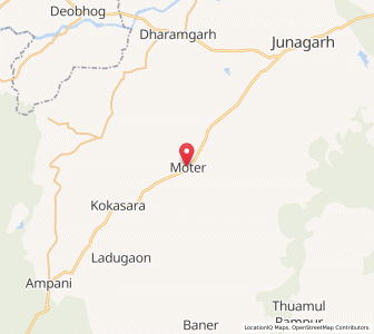 Map of Moter, Odisha
