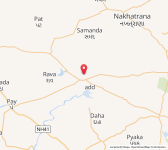 Map of Mothala, Gujarat
