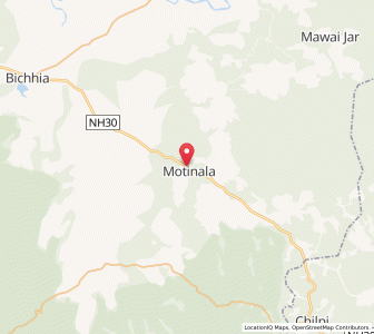 Map of Motinala, Madhya Pradesh