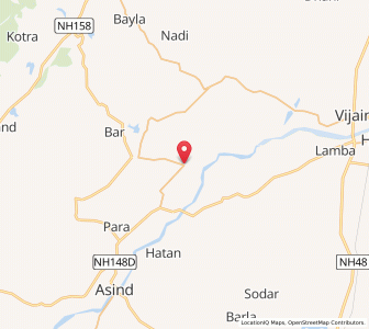Map of Motras, Rajasthan