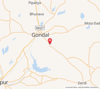 Map of Moviya, Gujarat